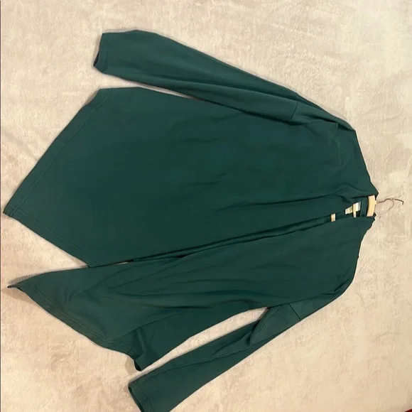 Green Cardigan with Tree Design - Picture 2 of 8